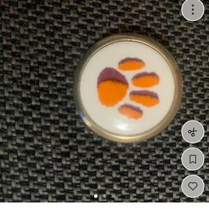 Accessorize Orange and Purple Pin. Go Clemson!!!